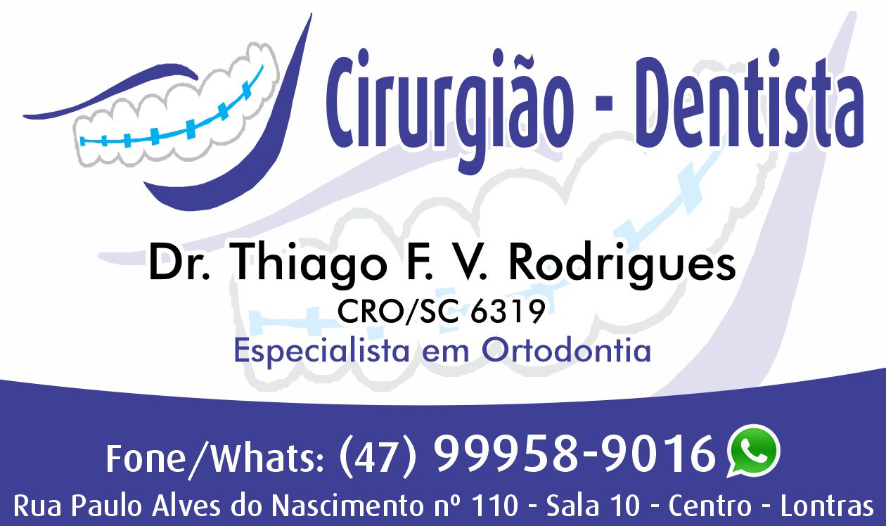 Cons. Odont. Dr. Thiago