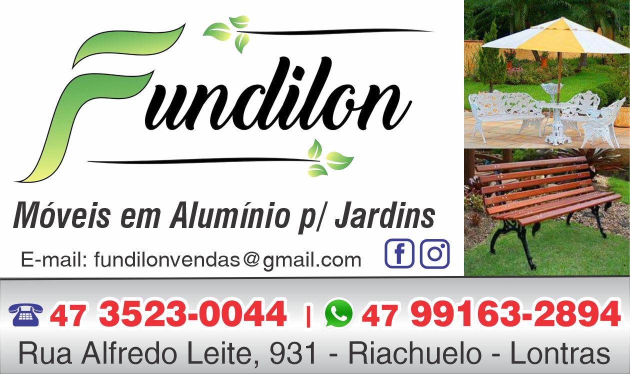 Fundilon Móveis em Alumínio p/ Jardins